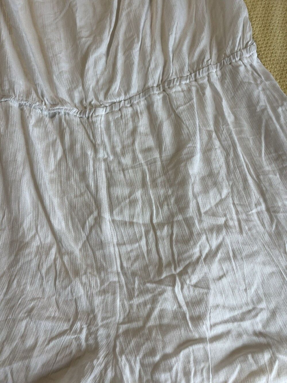 NWT Kona Sol Women's Off the Shoulder Swim Cover Up Romper White Size XL - Picture 4 of 8